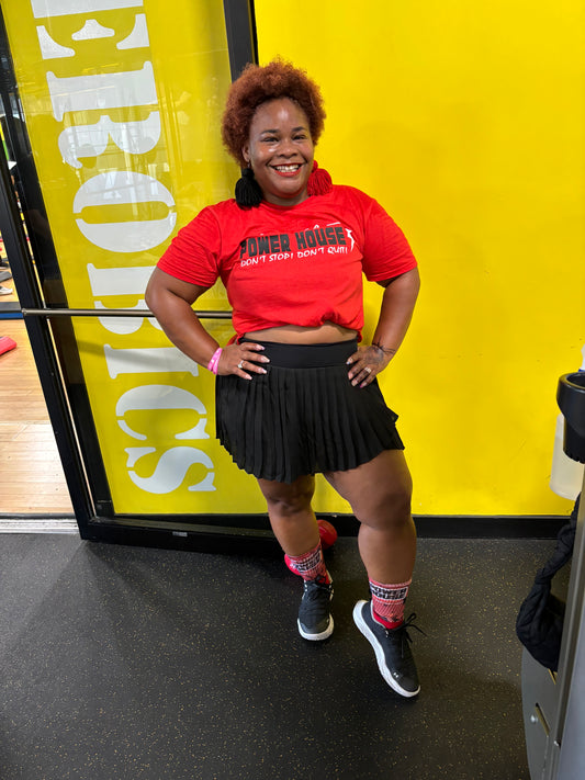 Quick Dry Lightweight Tennis Skort Black image 1