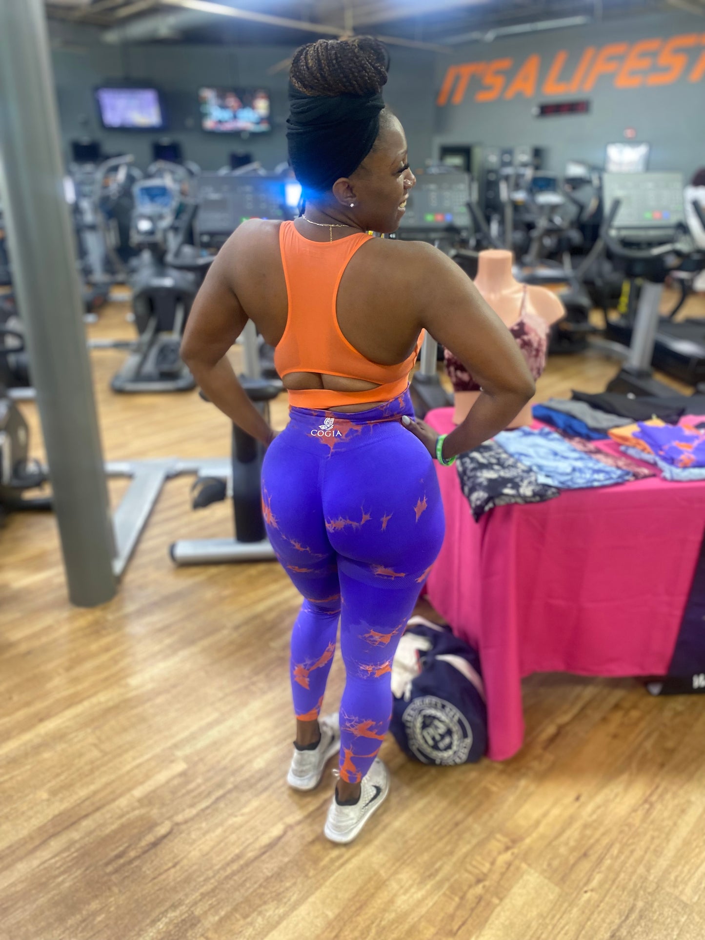 HighWaist Scrunch Butt (Purple) image 1