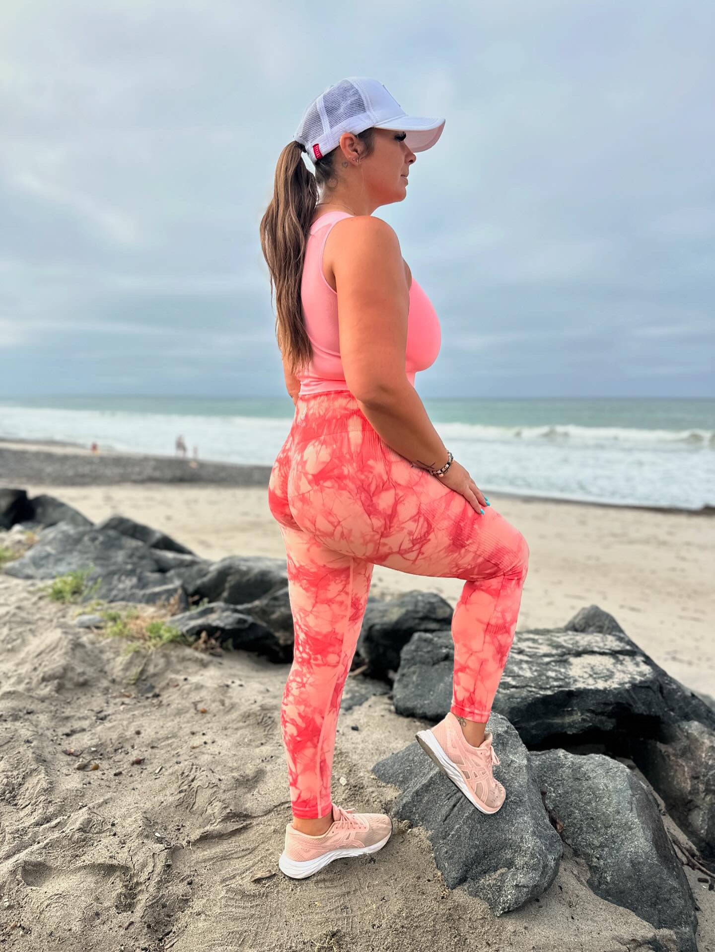 Tie Dye Leggings (Orange) image 0