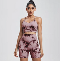 Tie Dye Sportswear Bra Red (Wine) image 0