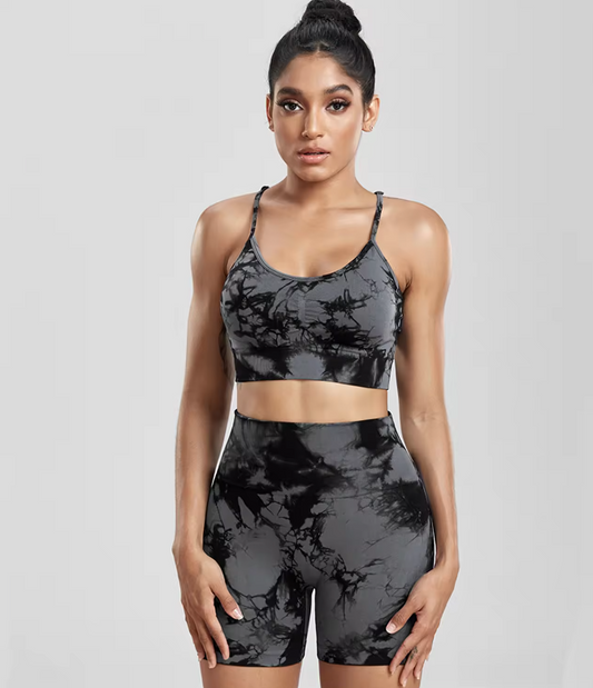 Tie Dye Sportswear Bra Black image 2