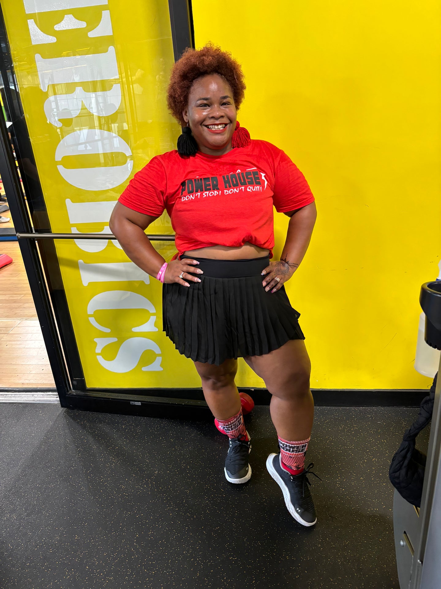 Quick Dry Lightweight Tennis Skort Black image 1