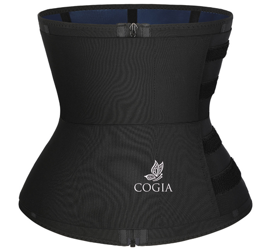 Double Band Tummy Control Sauna Waist Trainer