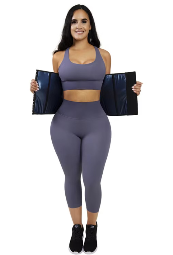 Double Band Tummy Control Sauna Waist Trainer